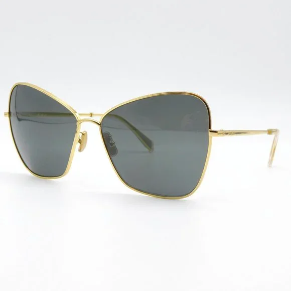Celine | Accessories | New Celine Cl4080u 64 30a Gold Grey  display picture 3